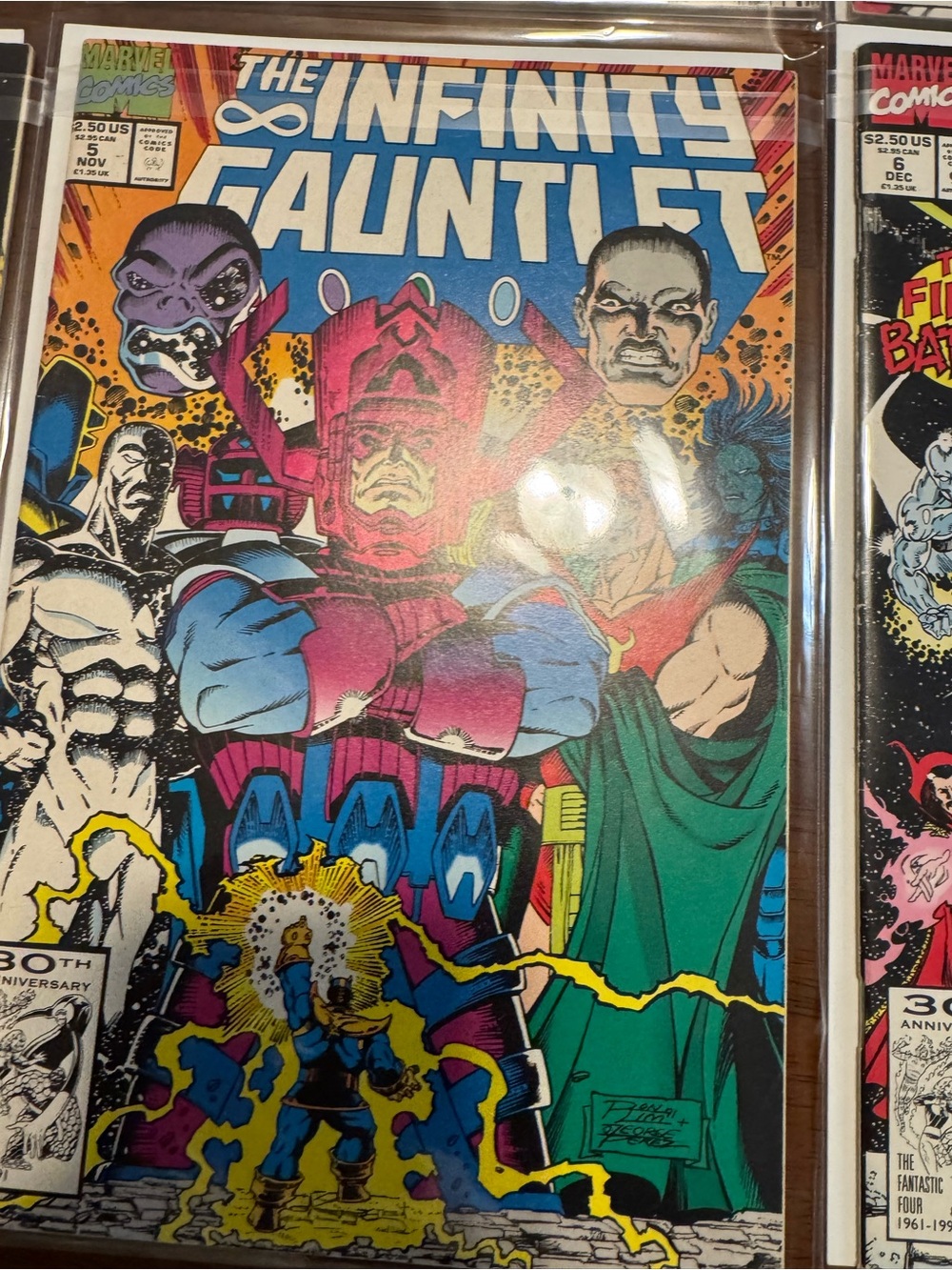 Marvel The Infinity Gauntlet Comics 1-6